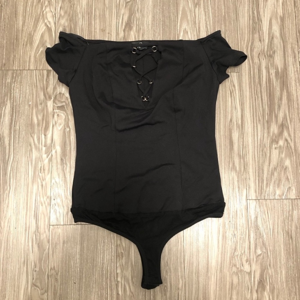 Bebe lace up bodysuit